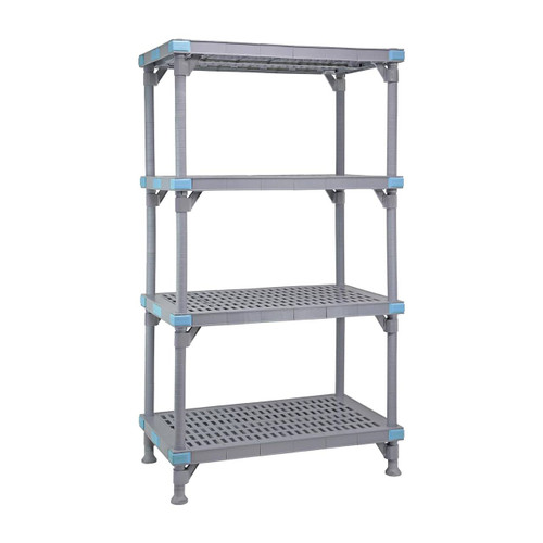 Quantum Millenia Vented Shelf Unit, 36"L x 18"W x 74"H