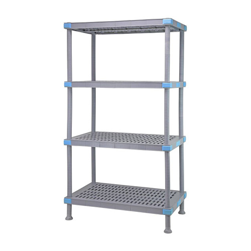 Quantum Millenia Vented Shelf Unit, 24"L x 24"W x 74"H