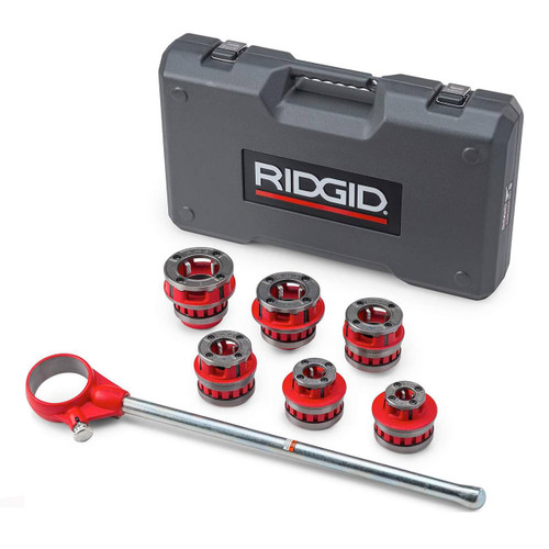 Ridgid Exposed Ratchet Threader Set, Model 12-R