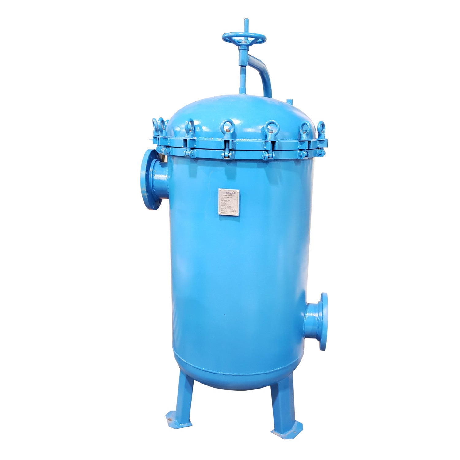 PRM #2 Carbon Steel 6 Bag Multi-Filter Housing, 6 Inch Flange In/Out-100 psi