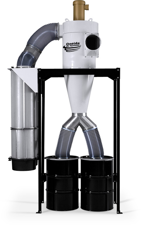 7.5hp 230V Direct Drive Industrial 110 Gal. Cyclone Dust Collector