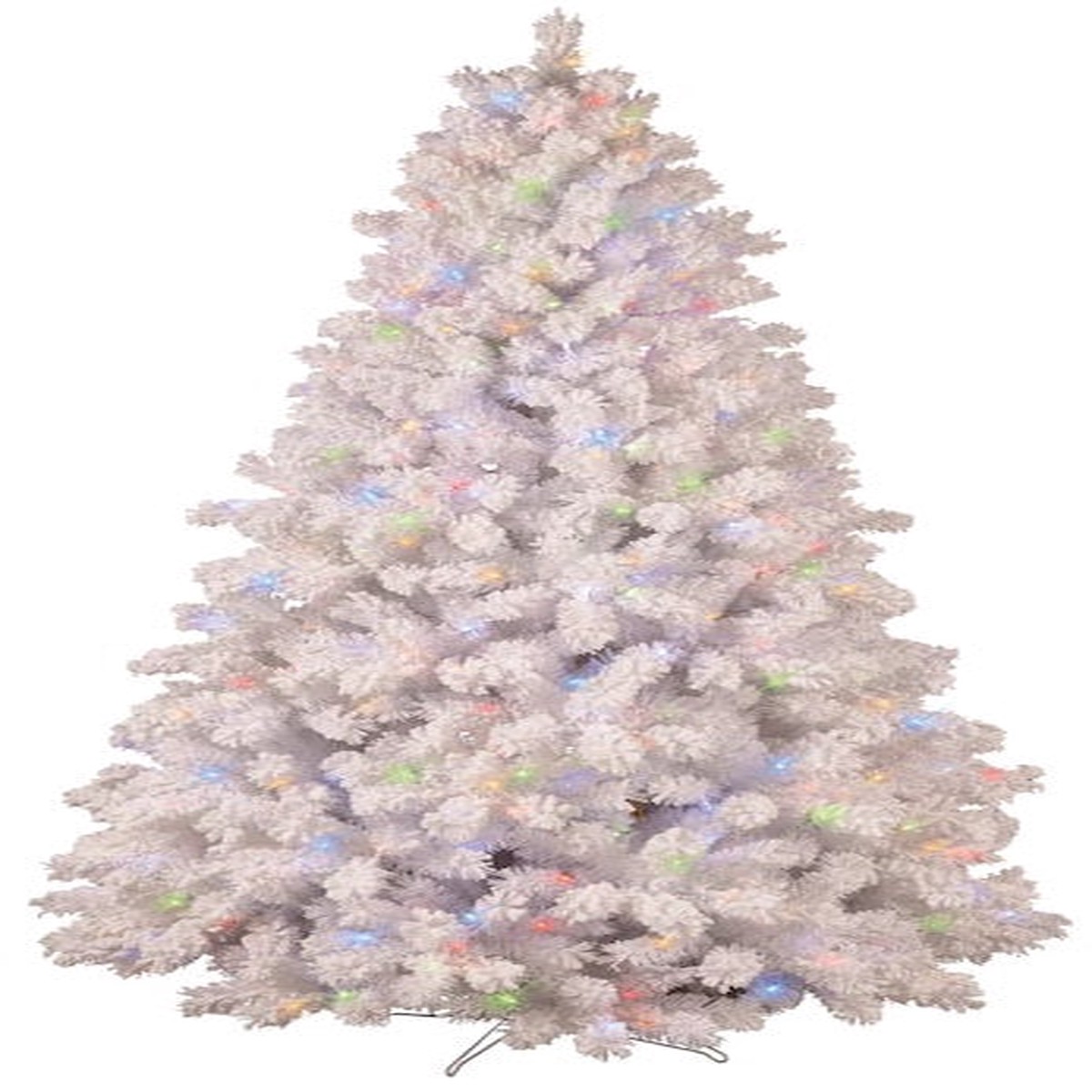 7.5' Snowy Devon Fir Pre-Lit Artificial Christmas Tree