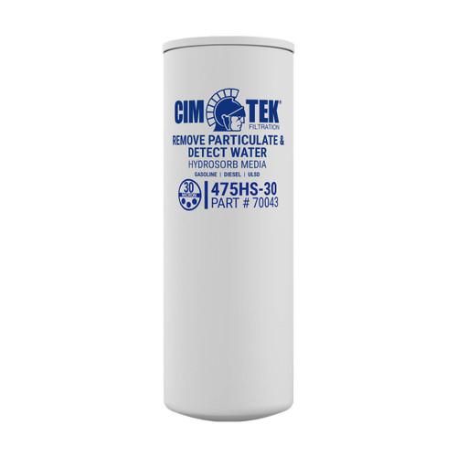 Cim-Tek 70043 475HS-30 30 Micron Water Detection Particulate Fuel Filter