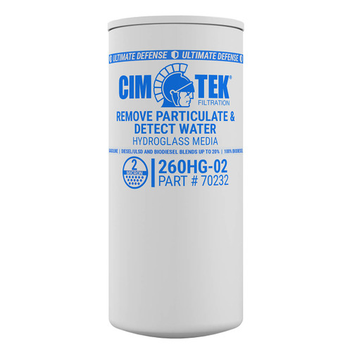 Cim-Tek 70232 260HG-02 2 Micron Water Detection Particulate Fuel Filter