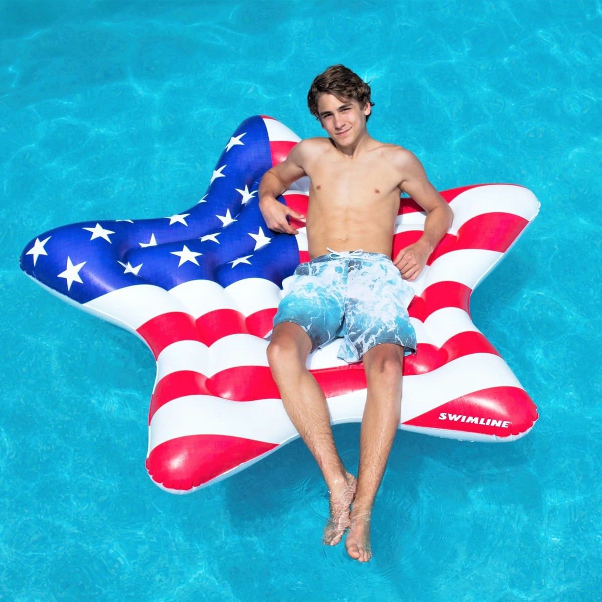 71" Americana Star Island from Swimline