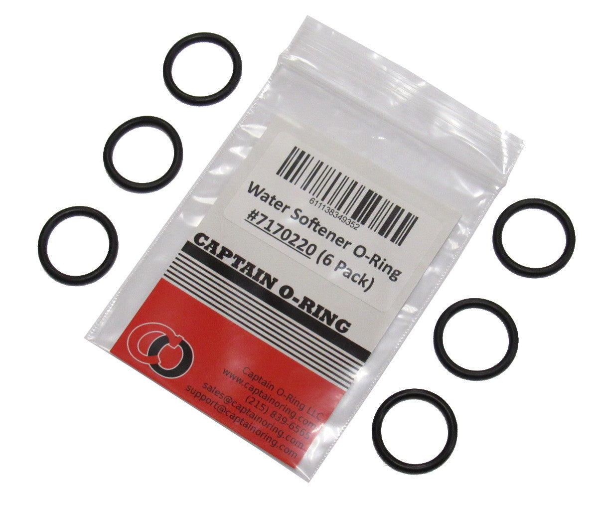 Water Softener O-Ring 7170220 (6 Pack) for Ecowater 3000 & 3002