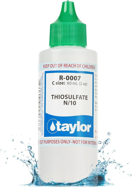 Taylor R-0007 Thiosulfate N/10 Reagent– Chlorine Neutralizer