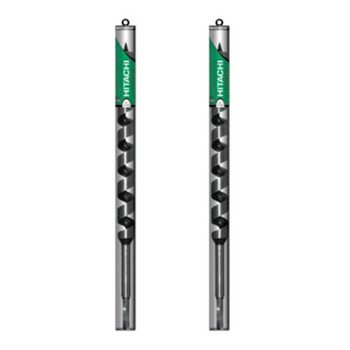 Hitachi 2 Pack of Genuine OEM 1/4 x 18in Auger Drill Bit - 728255-2PK