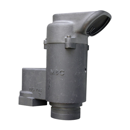 Morrison Bros. 748ALT 2 in. FNPT Aluminum Pressure Vacuum Vent, PTFE Coated Aluminum Poppet, 32 oz./sq. in.