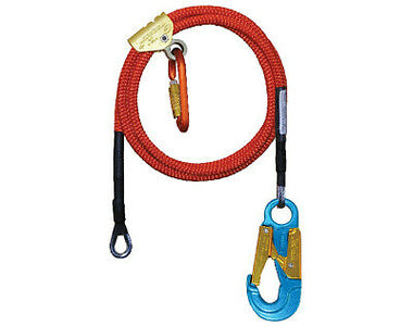 Spyder - 75191 - 8' Steel Wire Core Lanyard (Flipline) 1/2" Kit