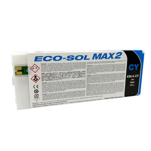Roland ECO-SOL Max 2 Ink 220CC for BN2-20A, Cyan
