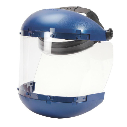 Sellstrom 380 Series Premium Dual Crown Face Shield with Chin Guard