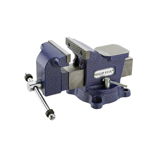 Shop Fox Bench Vise with Swivel Base, 4"