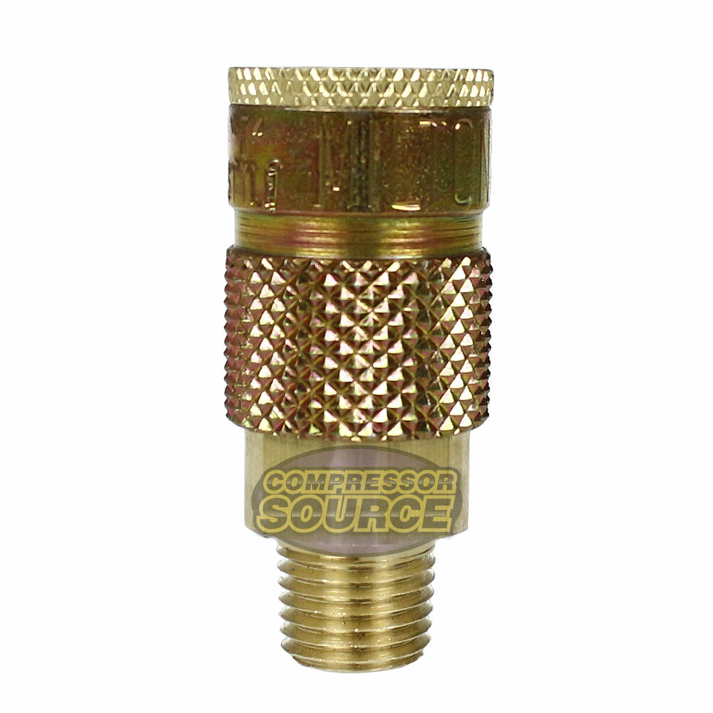 1/4" MNPT T-Style Coupler Quick Connect Fitting 300 40 SCFM Milton 786