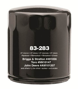 Oregon 83-283 Oil Filter Replaces John Deere AM101207 B & S 491506 Toro NN10147