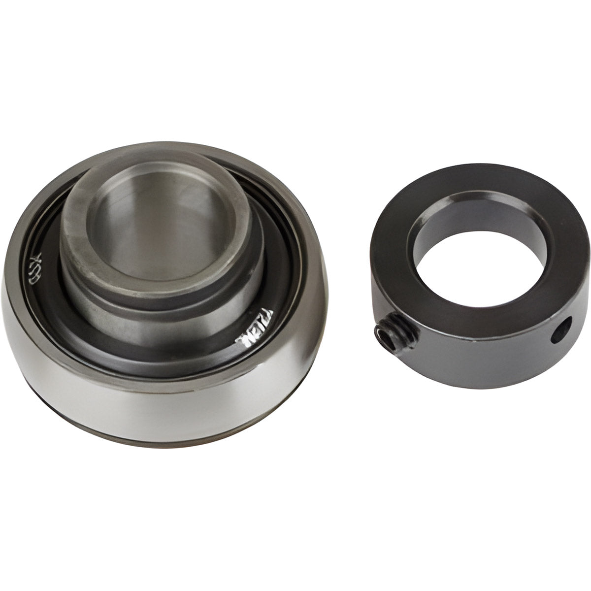 INSERT BEARING WITH LOCK COLLAR - 7/8" BORE-WIDE INNER RING - GREASABLE
