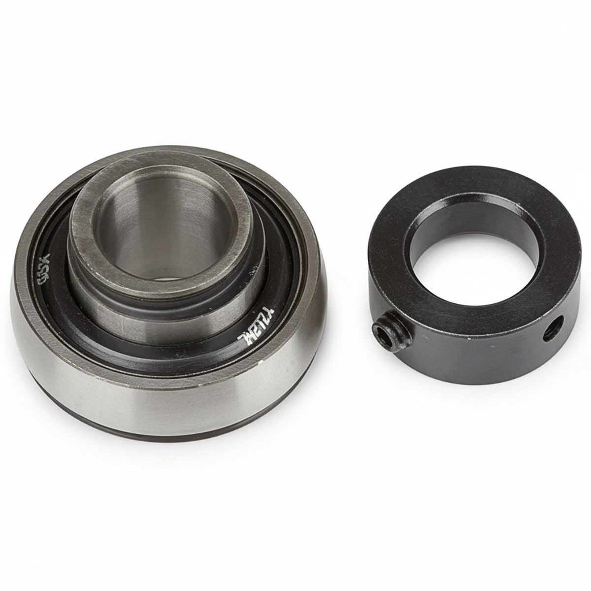 INSERT BEARING WITH LOCK COLLAR - 2" BORE-WIDE INNER RING - GREASABLE