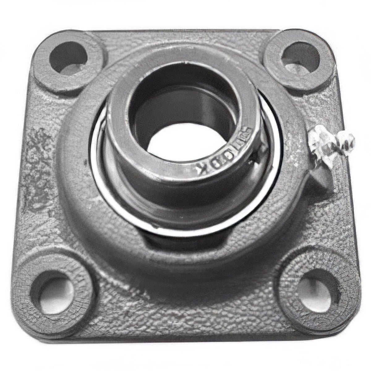 4 HOLE CAST IRON FLANGE WITH 2-3/16" BEARING- ECCENTRIC LOCK COLLAR