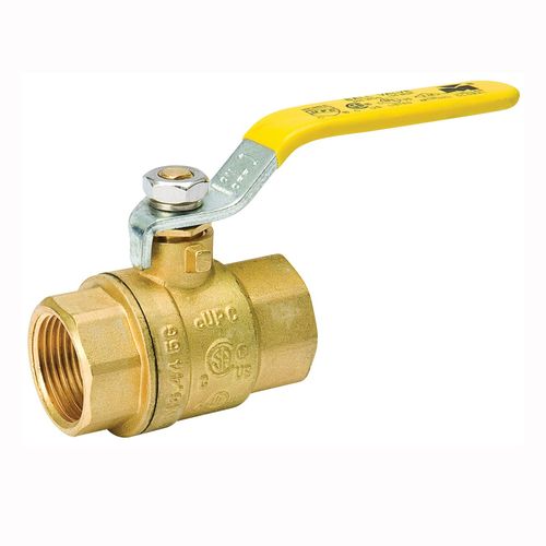 Shut Off Ball Valve, Lead Free, Full Port, 3/8 In.