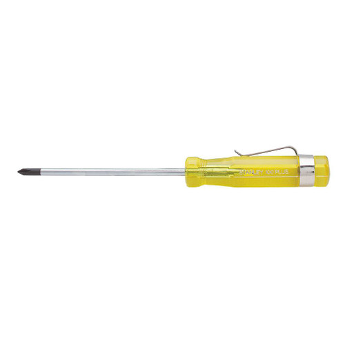 Stanley 100 Plus Phillips Tip Screwdriver, 0 Pt x 2-3/4"