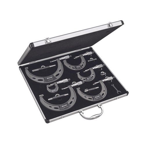 Starrett 0-6" Outside Micrometer Set, 6-Piece
