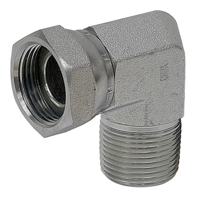 1/4" NPT Male x 1/4" NPT Female Swivel 90 Degree Elbow 1501-04-04 Adapter