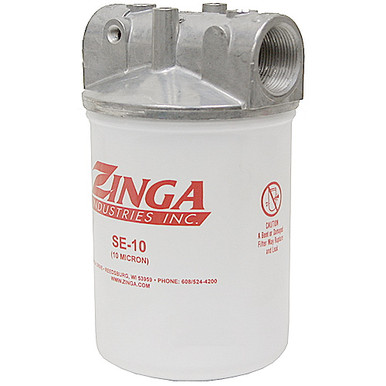 1-1/4" NPT 70 GPM Zinga Return Filter Zinga SE-10