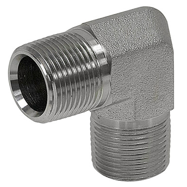 3/8" NPT Male x 3/8" NPT Male 90 Degree Elbow 5500-06-06 Adapter