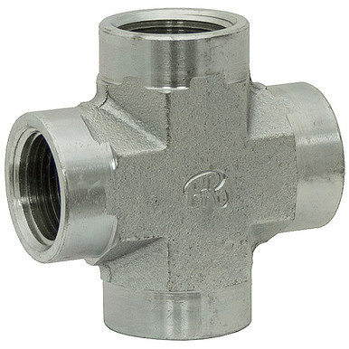 1/2" NPT Female x 1/2" NPT Female x 1/2" NPT Female x 1/2" NPT Female Cross 5652-08-08-08-08 Adapter