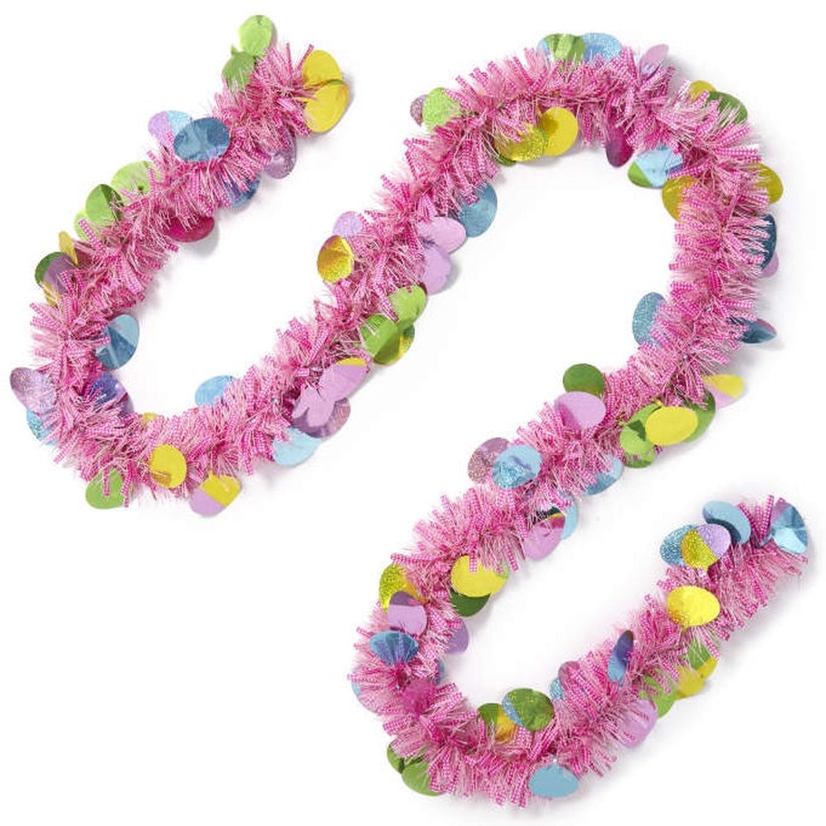 9' Easter Egg Tinsel Garland