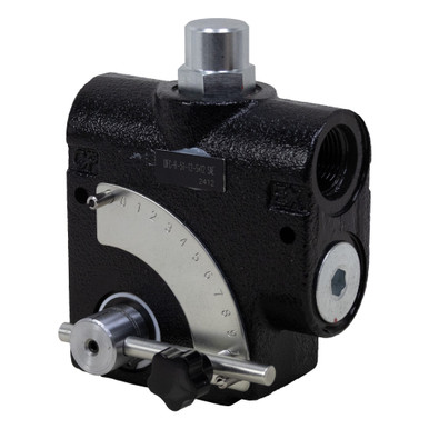 SAE 12 0-32 GPM Flow Control w/Relief Valve Dynamic DFC-R-51-12-S