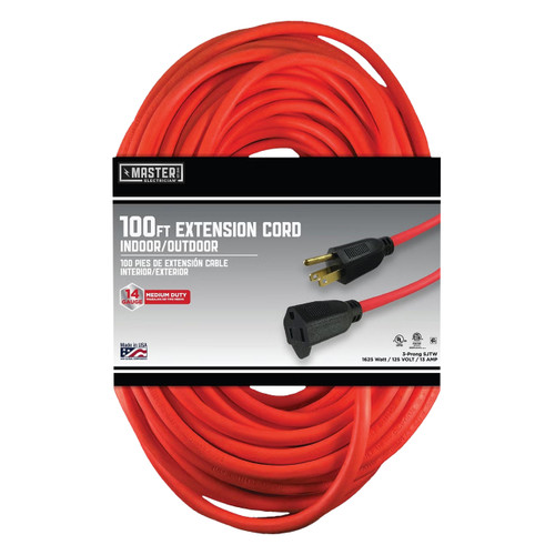 Master Electrician 14/3 Extension Cord, 100'L