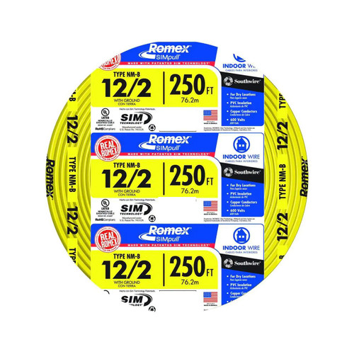 Southwire Romex Cable, 12/2