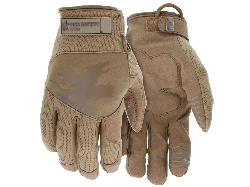 PART# 963L MILITARY LEATHER PALM GLOVES (LG)