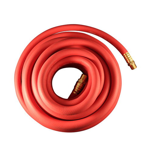 Milton Red Deluxe Air Hoses 1/4" male NPT, 3/8" x 50'