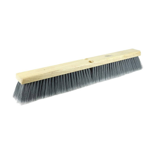 Weiler Fine Sweep Flagged Silver Polystyrene, 18"