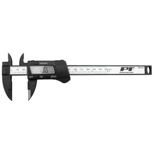 Performance Tool Composite Digital Caliper, 6"