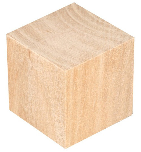 Woodworks Wooden Blocks, 3/4" x 3/4" x 3/4", Qty. 100