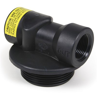 Clack Plastic Distributor Head 990S, 1" In/Out