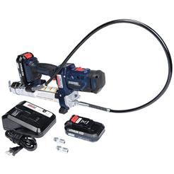 POWER LUBER 20V GREASE GUN KIT WITH 2 LITHIUM-ION BATTERIES
