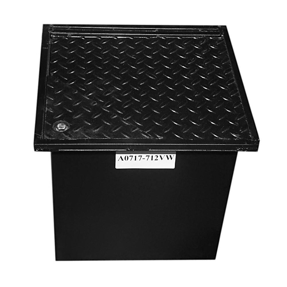 18 X 18 X 18 Inch Well Vault, Lay-In, Bolt-Down Lid, Water Resistant, A0717-718ABW