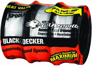 Black and Decker 3 Pack Of Genuine OEM Replacement Spool # 90626046-3PK