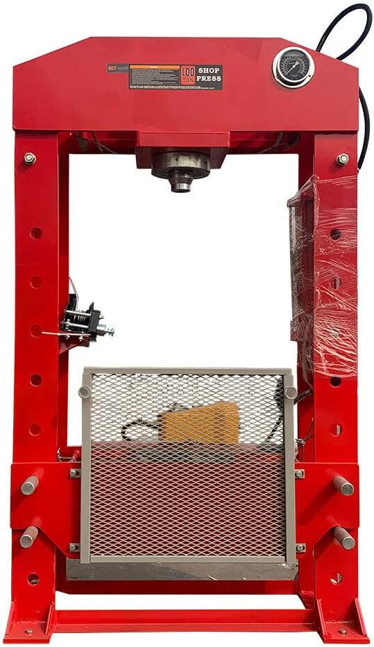100-Ton Hydraulic Shop Press | AGT-SP100