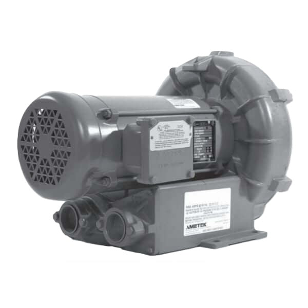 AMETEK Rotron 1.5 HP Explosion Proof Regenerative Blower - EN454