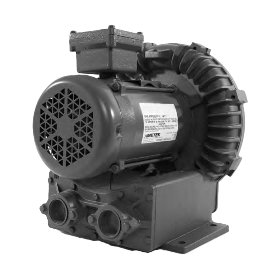 AMETEK Rotron 1.5 HP Explosion Proof Regenerative Blower - EN513