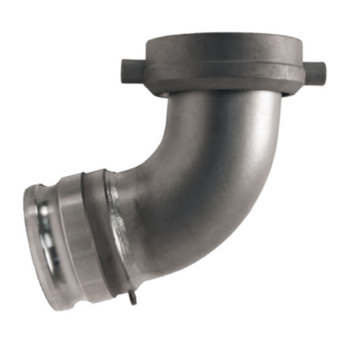 JME ATCA40 5 in. x 4 in. Aluminum Railroad Tank Car Connection Style A x 20° Cam & Groove Adapter
