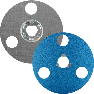 4-1/2" AVOS BlueFire SpeedLok Resin Fiber Discs (Pkg Qty: 10) | 24 Grit | Norton 66261129718