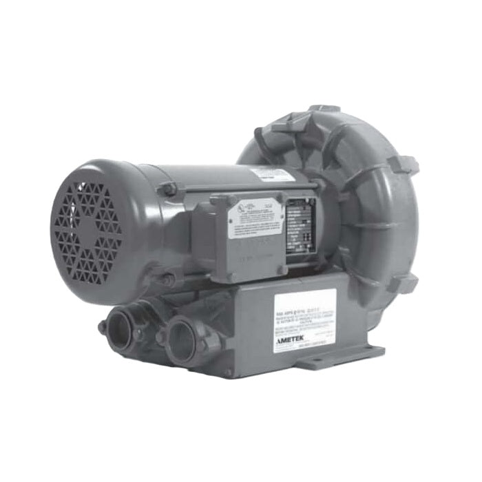 AMETEK Rotron 1 HP Explosion Proof Regenerative Blower - EN404