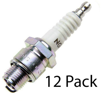 NGK 12 Pack of Genuine OEM Standard Spark Plugs - B8HS-10-12PK