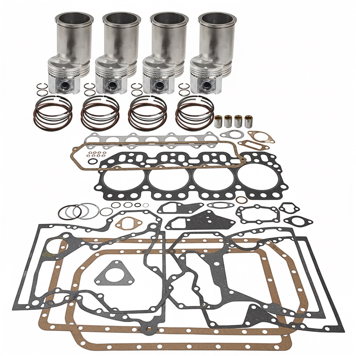 Tru-Power Basic In-Frame Engine Overhaul Kit - Flat Top Pistons for Farmall & International A, B, C, Super A
